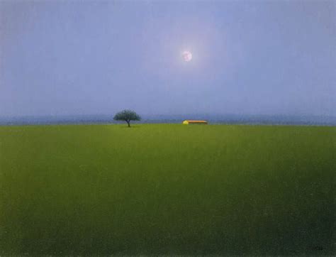 Jose Basso. Luna Llena Sobre el Valle. Original Oil on Canvas. 14 x 18 ...