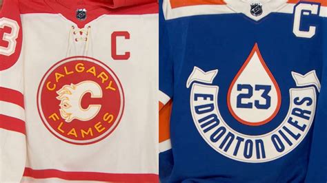 A never-before-seen look at the 2023 NHL Heritage Classic jerseys ...