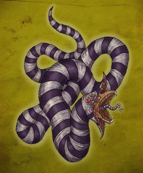 Beetlejuice Sandworm by voidillustration on DeviantArt