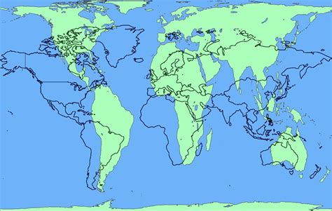 Peters Projection World Map | Live Learn Evolve