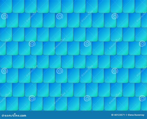 Seamless blue roof tiles stock illustration. Illustration of mosaic ...