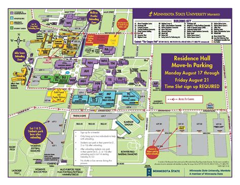 Minnesota State University Mankato Campus Map : Getting Around The Csu ...