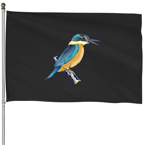 Kingfisher kotare New Zealand Bird House Flags sold by Tayla9382004 | SKU 177636094 | 50% OFF ...