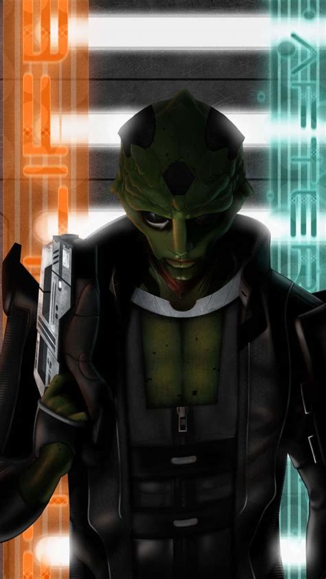 Download Thane Krios, the Powerful Drell Assassin Wallpaper | Wallpapers.com