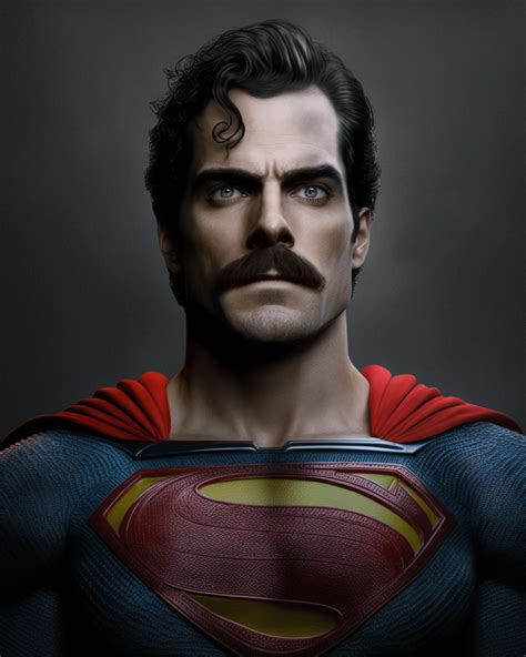 Henry Cavill with mustache is amazing! : r/midjourney