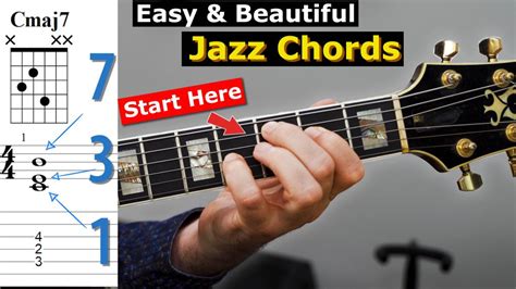 easy jazz chords on guitar - Jens Larsen