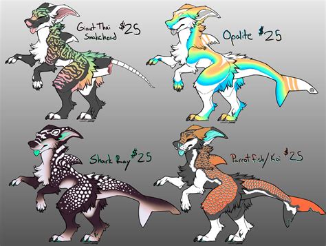 Manokit Adopts 3/4 OPEN by skinkblink on DeviantArt