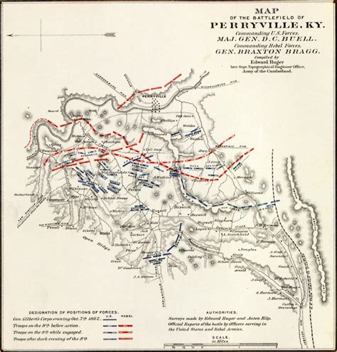 Historical Map of the Battle of Perryville | American Battlefield Trust