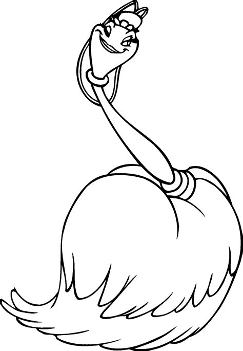 Feather Duster Coloring Pages