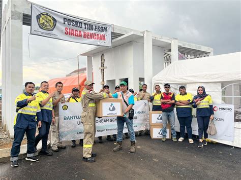 PT. Amman Mineral Salurkan Bantuan Pemulihan Korban Bencana Alam di Cianjur - NTBSatu