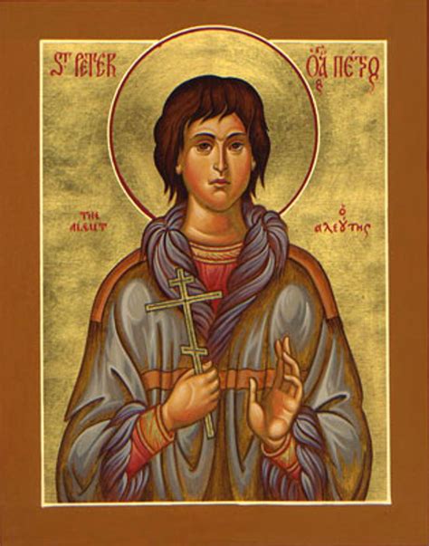 Icon of St. Peter the Aleut - (1PE15) - Uncut Mountain Supply