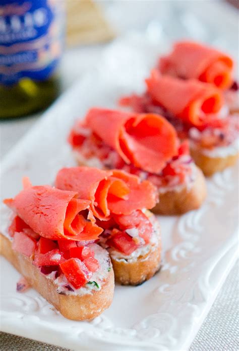 Smoked Salmon Crostini and Wine Pairing | Delicious Meets Healthy