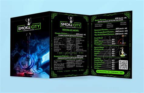 Entry #85 by GFXF for Hookah lounge menu | Freelancer