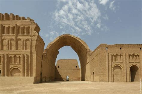 Arch of Ctesiphon, built by the Persians nearly 1,500 years ago. The arch used to be an ...