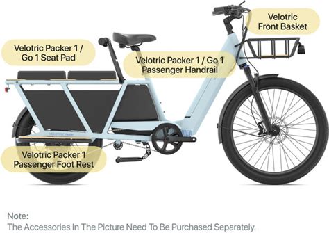 Velotric Velotric Packer 1 E-Bike 750W /25MPH / 52 Mile Range / 440lb Total Payload / UL Listed ...