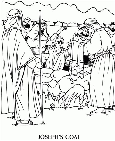 Free Coloring Pages Joseph Forgives His Brothers, Download Free ...