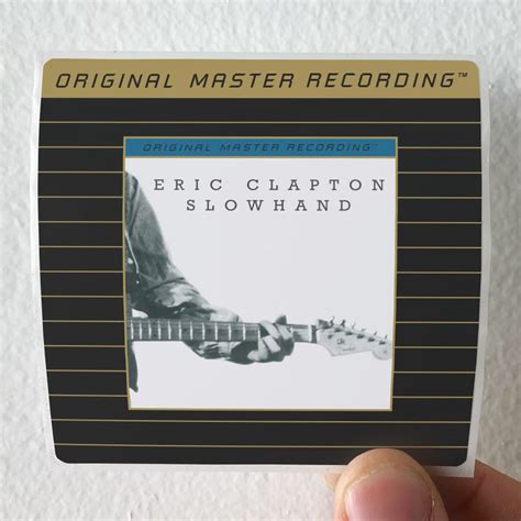 Eric Clapton Slowhand Album Cover Sticker