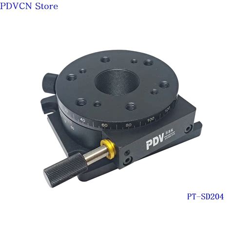 PT SD204 R Axis Manual Rotary Stage Rotating Platform,Manual Rotation Stage Dia 73mm rotation ...