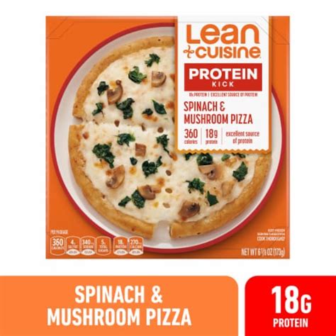 Lean Cuisine Spinach and Mushroom Frozen Pizza, NET WT 6 1/8 oz - Fry’s ...