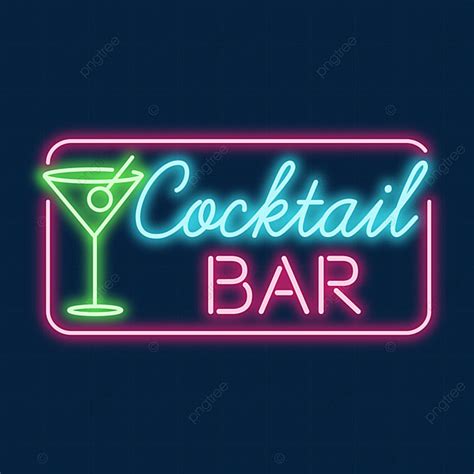 Cocktail Bar Clipart Transparent Background, Cocktail Bar With Icon ...