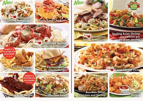 Applebee's Menu Change