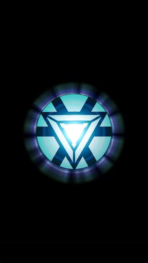 the avengers logo is shown in blue and green lights on a black ...