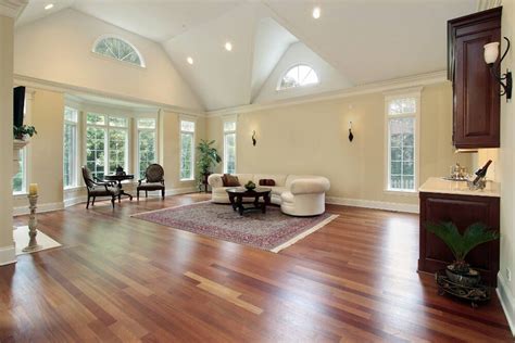 Cherry Wood Flooring - Big Size Living Room with Cherry Wood | Engineered hardwood flooring ...