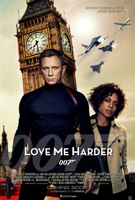 Love Me Harder - James Bond 007 Fan Poster by DogHollywood on DeviantArt