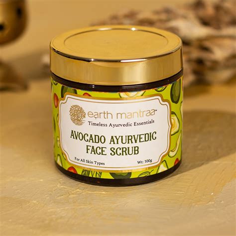 Avocado Face Scrub For Healthy Skin - Earth Mantraa