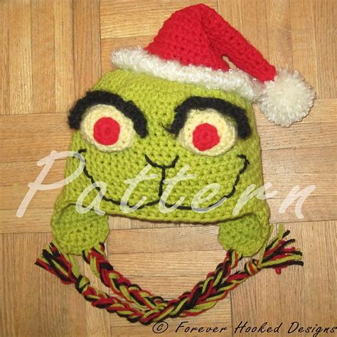 Grinch Inspired Hat pattern by Kismet Crochet | Crochet character hats, Crochet christmas hats ...