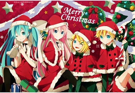 anime xmas android wallpaper