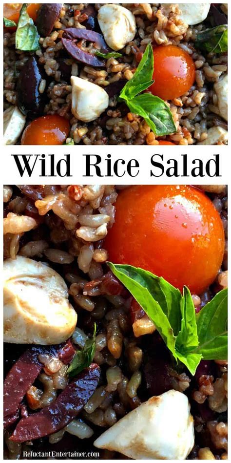 BEST Wild Rice Salad Recipe - Reluctant Entertainer