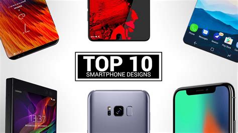 TOP 10 BEST Smartphone Designs (2017) - YouTube