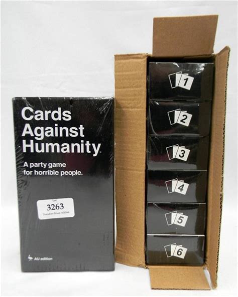 Sold Price: Cards Against Humanity game plus 1-6 expansion packs ...