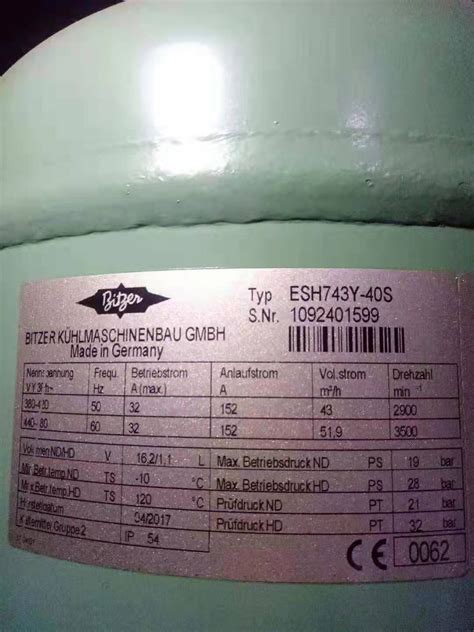 ESH725Y-4SU ESH743Y-40S ESH730Y-4SU original bitzer scroll compressor