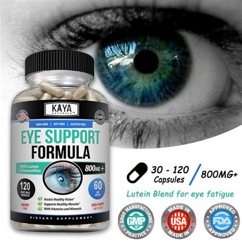 Eye Vitamins w/ Lutein - Supports Eye Strain Dry Eyes and Vision Health Lutein Blend | Lazada