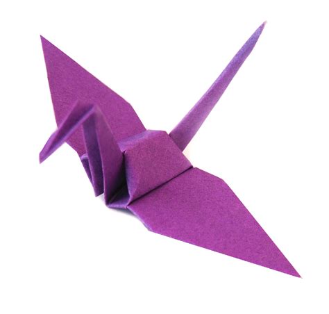 Deep Purple Origami Cranes – Graceincrease Custom Origami Art