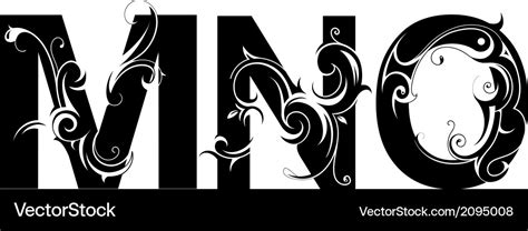 Artistic Font Letter A Royalty Free Vector Image - vrogue.co