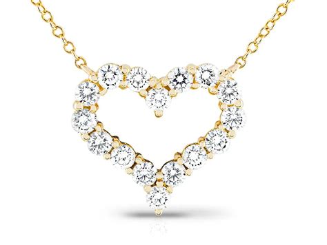 Tiffany & Co Diamond Heart Pendant Necklace - Shop Prestige