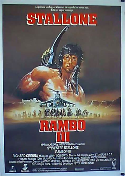 "RAMBO III" MOVIE POSTER - "RAMBO III" MOVIE POSTER