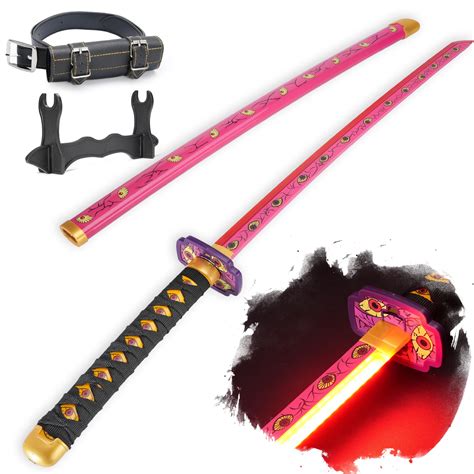 Demon Slayer Sword - Rechargeable, 40 Inch Plastic Anime Replica Light ...