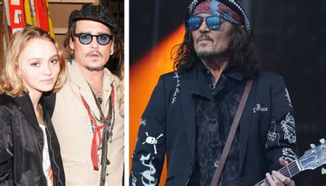 Johnny Depp makes daughter Lily-Rose Depp feel special with her name's tattoo jacket - WhattaNews