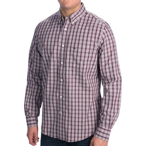 Dockers No Wrinkle Plaid Shirt - Long Sleeve (For Men) - Save 40%