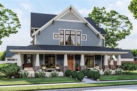 Plan 62989DJ: Timeless 3-Bedroom Craftsman House Plan with a Full Wrap-around Porch | Traumhaus ...