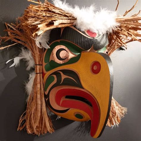 Authentic Native American Masks from Pacific Northwest Coast – Spirits of the West Coast Art ...