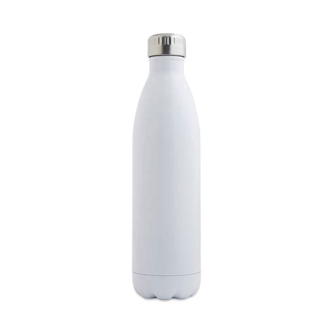 Stainless Steel Insulated Water Bottle 25 oz - Glossy White - Thrive Market