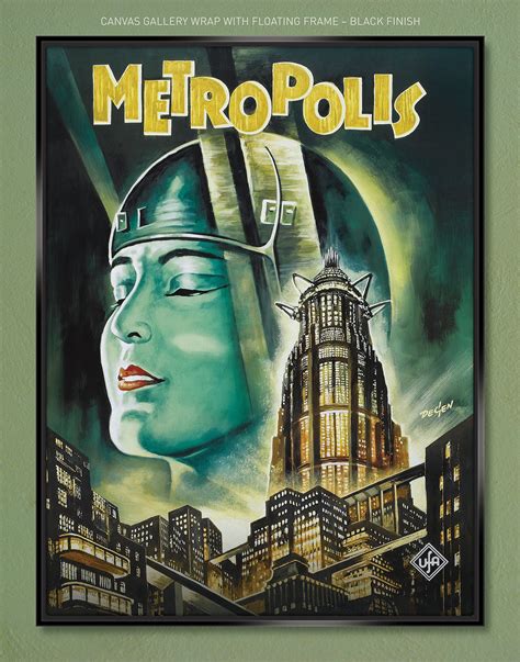 Metropolis 1927 Movie Poster re-release 1986 Poster Design - Etsy