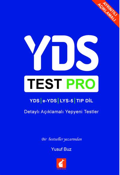 YDS Test Pro Detaylı Açıklamalı Yepyeni Testler Foxton Books ...