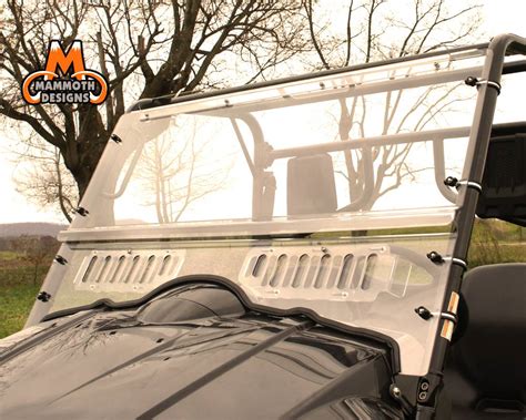 Kymco UXV500 AeroVent Lexan Polycarbonate Windshield – 4×4 UTV Accessories