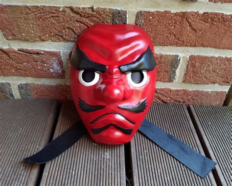 Tengu mask for cosplay or as a wallhanger | Etsy Slayer Anime, Demon ...